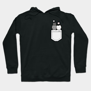 Cute kittens in the pocket Hoodie